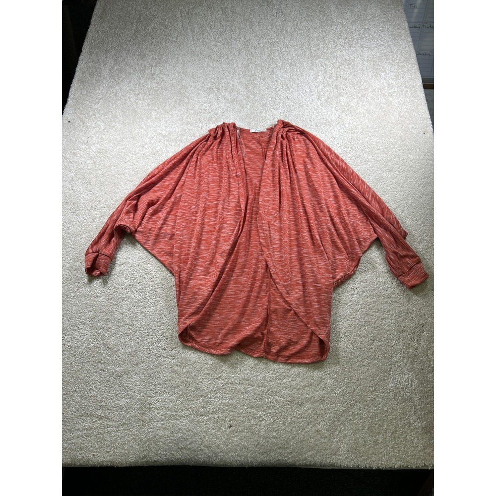 Freebird Cardigan Womens Medium Open Front Lightweight Boho Drape Sweater Top‎